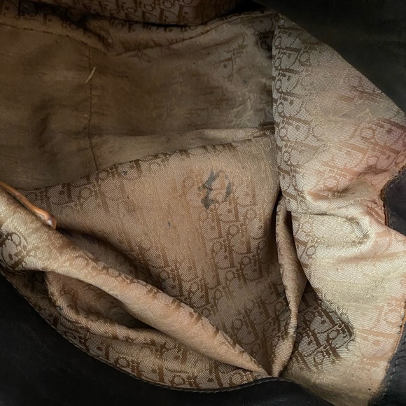 🖤Christian Dior Cannage Sac De Ville XL black hobo - Picture 9 of 14